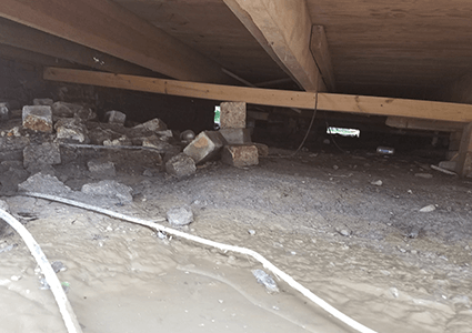 Crawl Space Moisture Problems in Wardtown