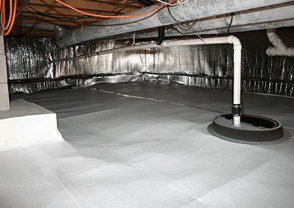 Encapsulated Crawl Space in Virginia Beach