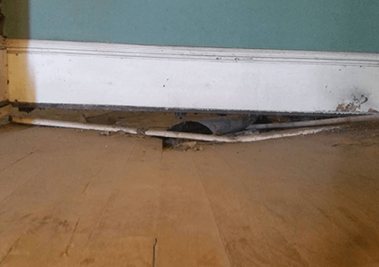 Sagging Floor Above Crawl Space in Virginia Beach